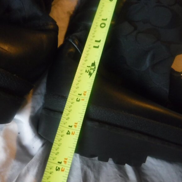 Coach New York Black Boots Womens Size 10 B Libby Boots - Picture 9 of 16